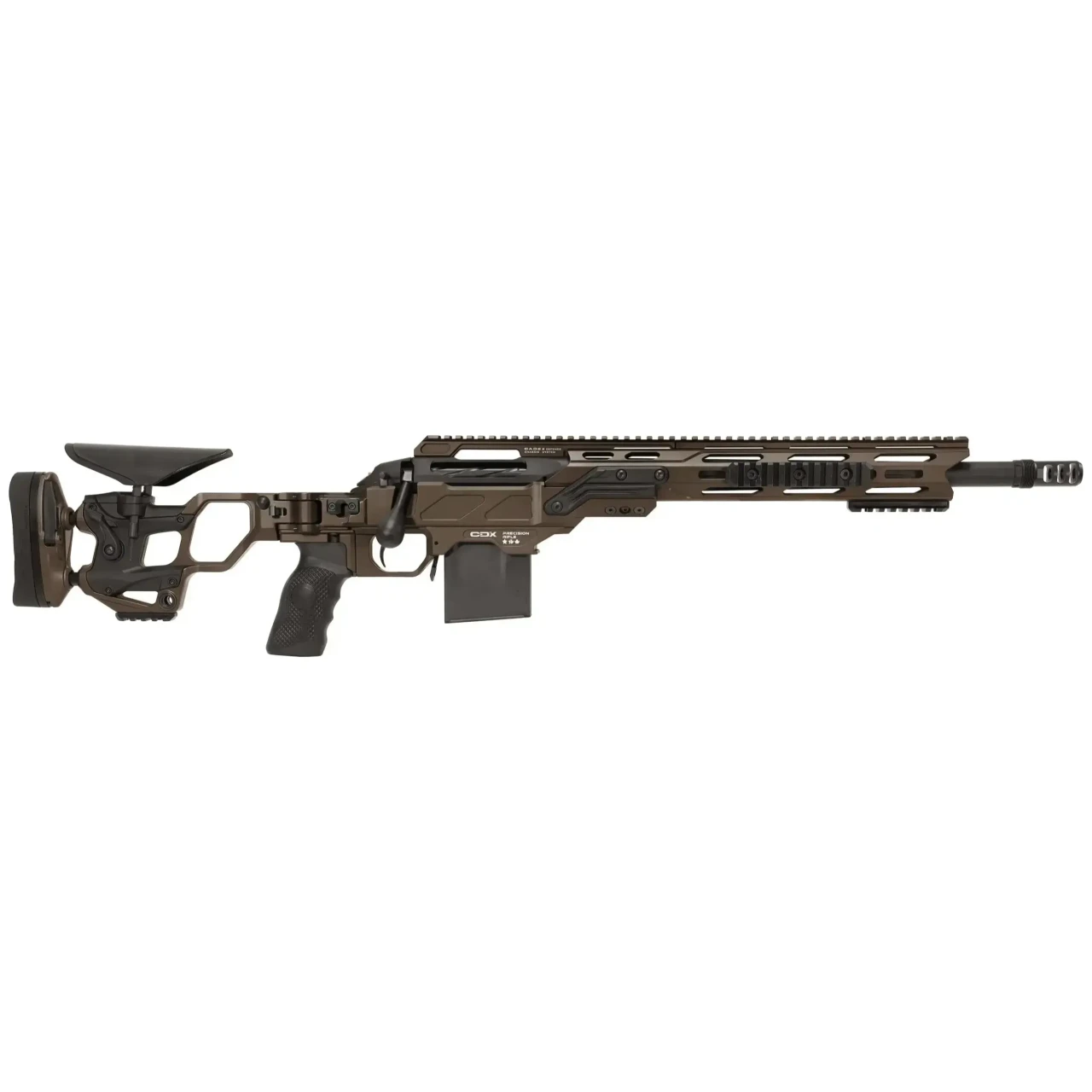 Cadex Defense CDX-SS SEVEN S.T.A.R.S. COVERT .308 Win 16.5" 1:10" Bbl MX2-ST Brake 10rd DS Hybrid SSV-Black Rifle CDXSS-COV-308-165-CP20-I2E1N-HSB - Cadex Defense