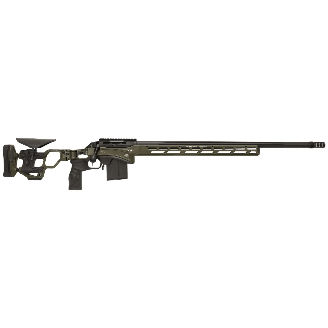 Cadex Defense CDX-SS SEVEN S.T.A.R.S. PRO 6.5mm Creedmoor 26" 1:8" Bbl MX2-ST Brake 10rd DS Hybrid OD Green-BLK Rifle CDXSS-PRO-6.5-26-CP20-I2B1N-HOD - Cadex Defense