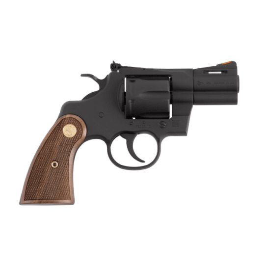 Colt Python Matte Blued .357 Magnum 2.5" Bbl Wood Grips Matte Blued Revolver PYTHON-BM2WTS by Colt - 
