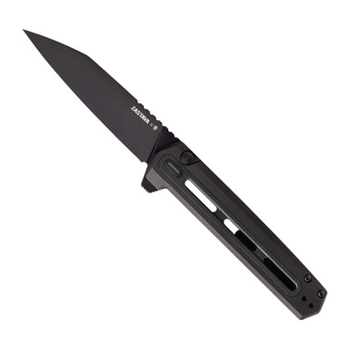 Tekto F4 Echo Black S35VN Blade Aluminum Handle Black G10 Inserts Black Accents Drop Lock Fine Edge Folding Knife F4R-T6GBK-S35BK5-A1