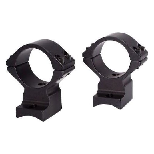 Talley Manufacturing Talley 1" X-Bolt (High) (Gloss) Alloy Lt. Wt. Ring Base Combo G950735 in Gloss Black - Talley Manufacturing
