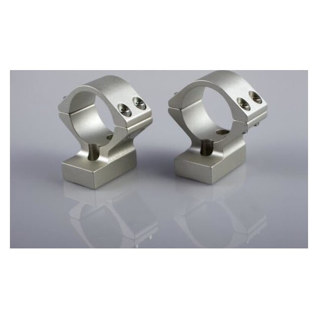 Talley Manufacturing Talley 1" Weatherby Mark V (Magnum) (9 Lug) (High) (Silver) Alloy Lt. Wt. Ring Base Combo S950705 - Talley Manufacturing