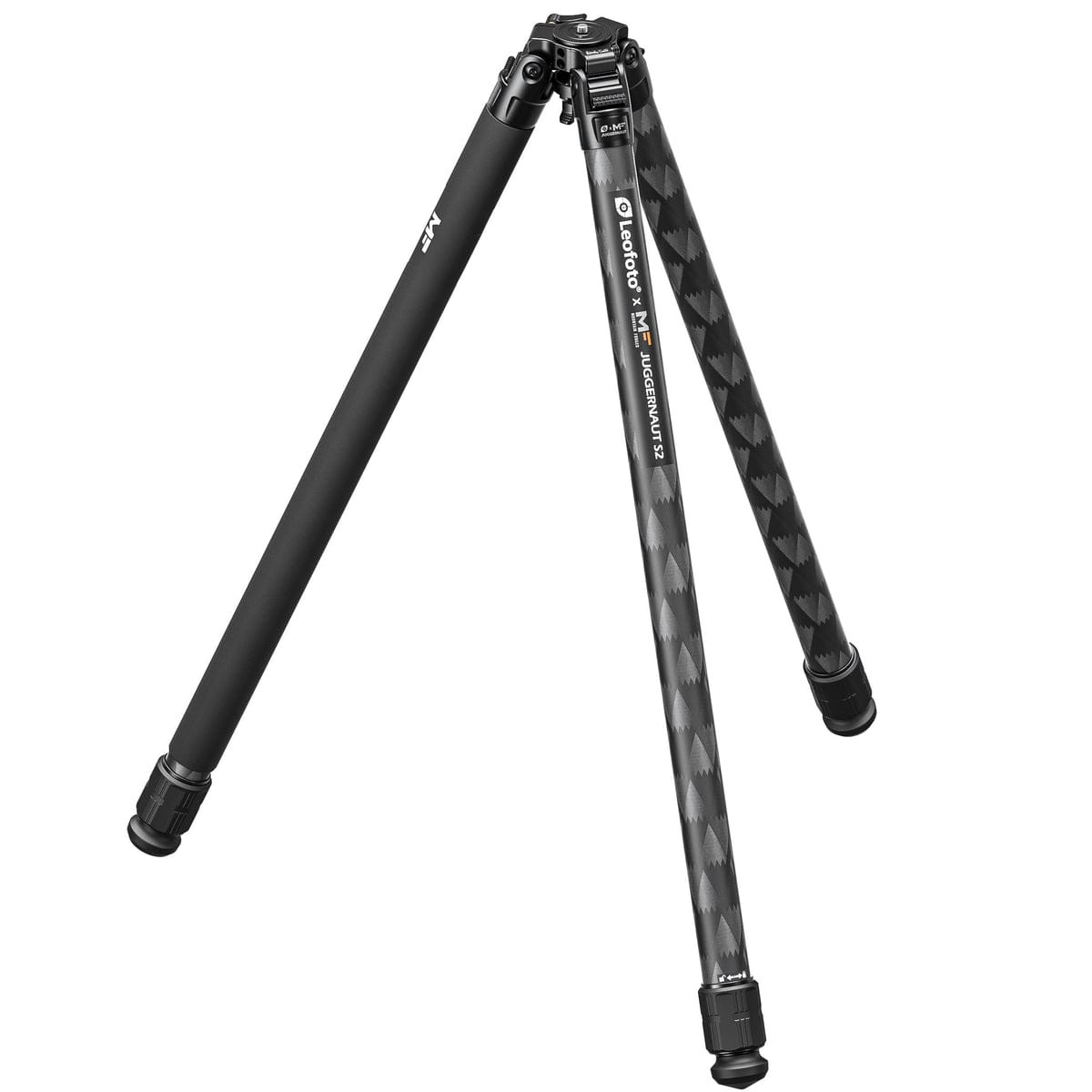 Leofoto JuggernautS2 Tripod 2-Section Non-Inverted Legs w/ Center Column, 5-Inch Foot Spikes, 120lbs Capacity (Tripod Only) Juggernaut-S2-Tripod-Only - Leofoto