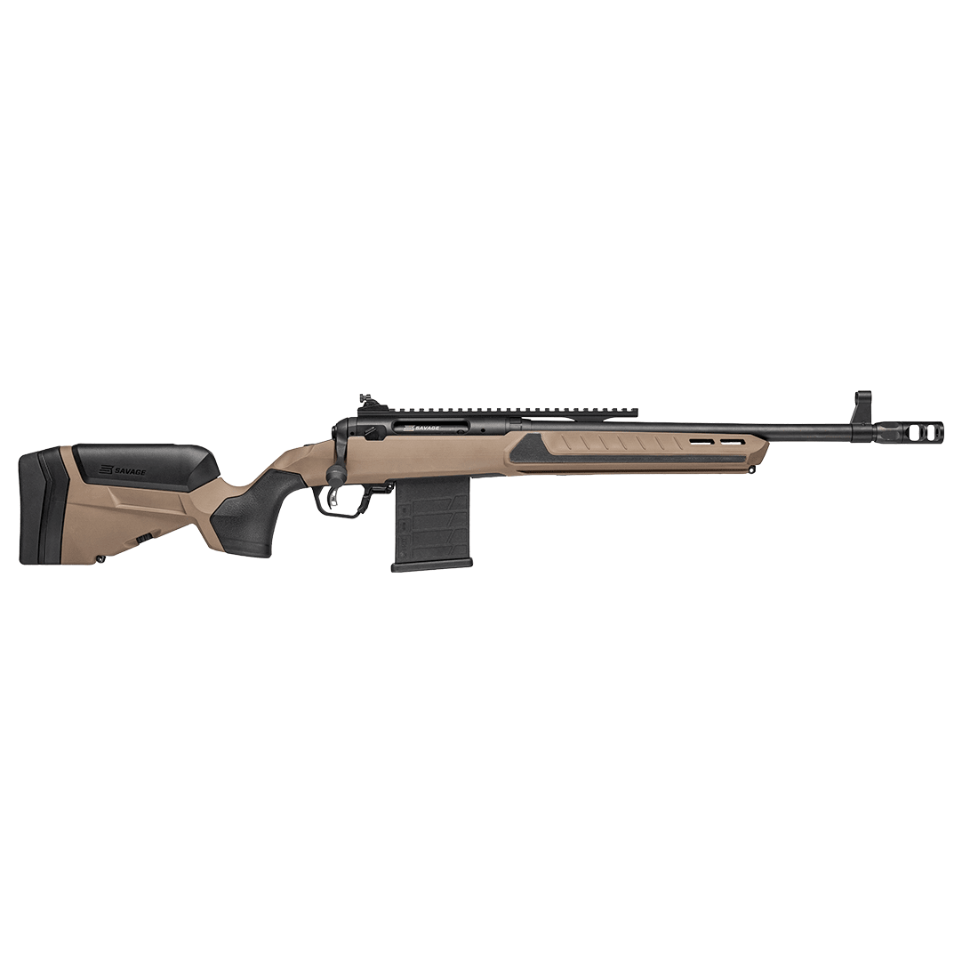 Savage Arms Model 110 SCOUT V2 5.56x45 NATO 16.5"Bbl 1:7 Carbon Steel THR Brake Med. Contour MLOK ARCA w/ Top Rail+Irons Bolt Action Rifle 32973 in - Savage Arms