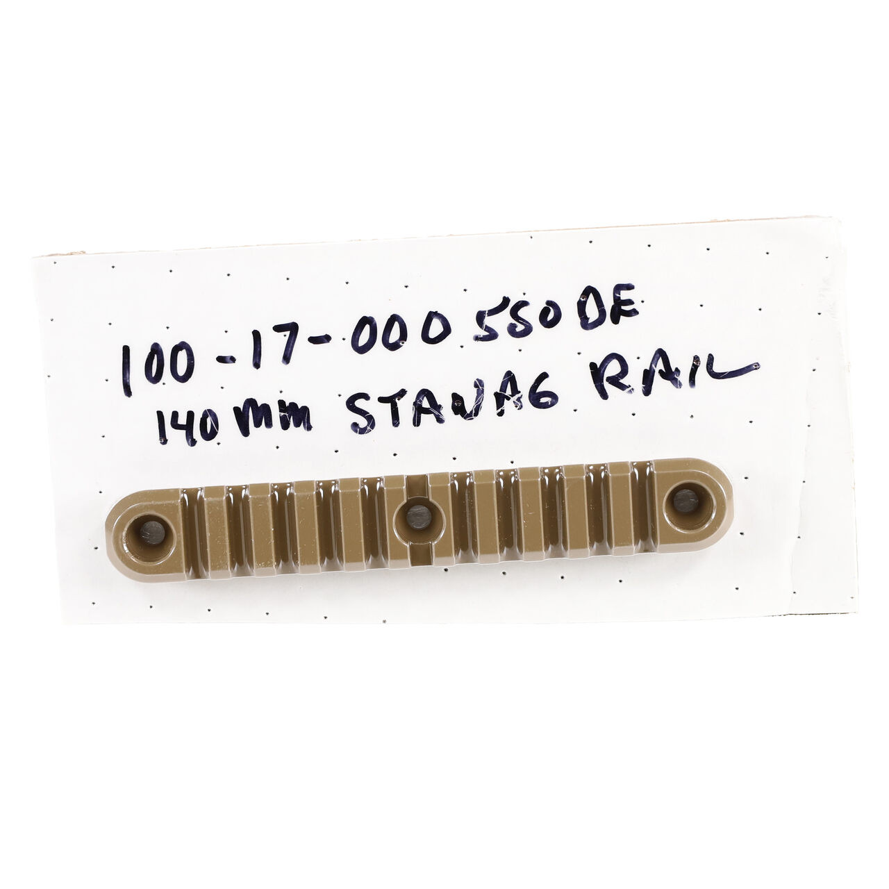 Accuracy International 80mm/3.15" Darth Earth Accessory Rail (AXSR M-LOK Rail Only, No Fixings) 100-17-000550DE - Accuracy International