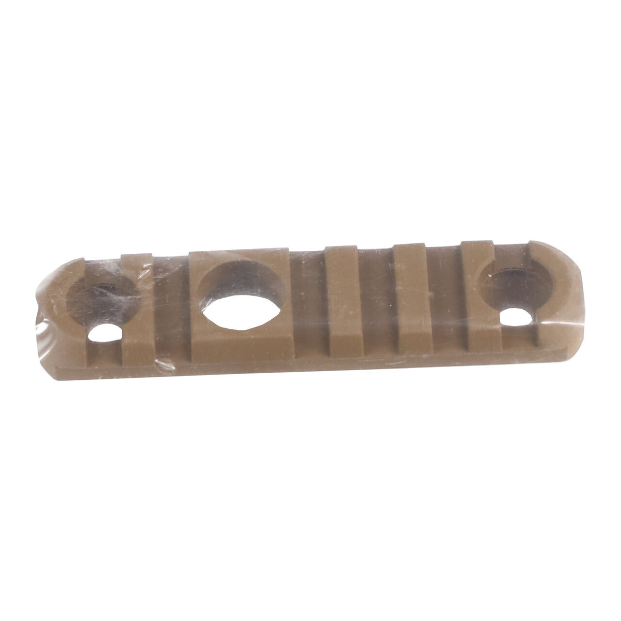 Accuracy International 80mm/3.15" Dark Earth Accessory Rail (FC AXSR M-LOK Rail Only, No Fixings) 100-17-000551DE - Accuracy International