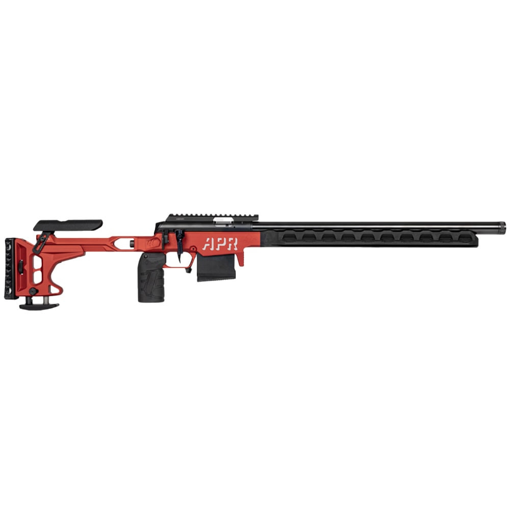 Anschutz 1727 APR .22 LR 22" Bbl Red/BLK G18X1 5020 APR Trig 30 MOA Rail Bag Rider Aluminum Forearm Rifle w/(2) 10rd Mags A019352RBRX - Anschutz