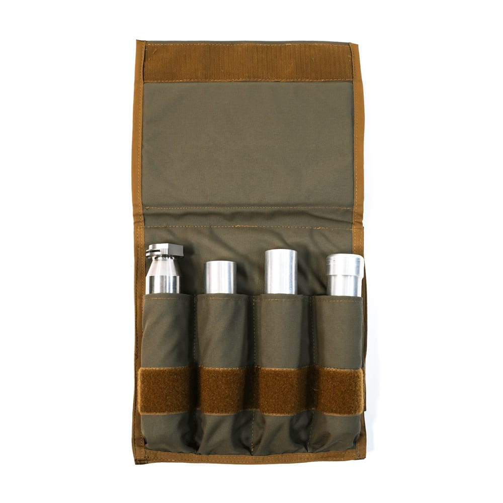 Armageddon Gear Suppressor Caddy Ranger Green for up to 8 10x2" Suppressors, Nylon Cordura with Hook & Loop AG0808-RG - Armageddon Gear
