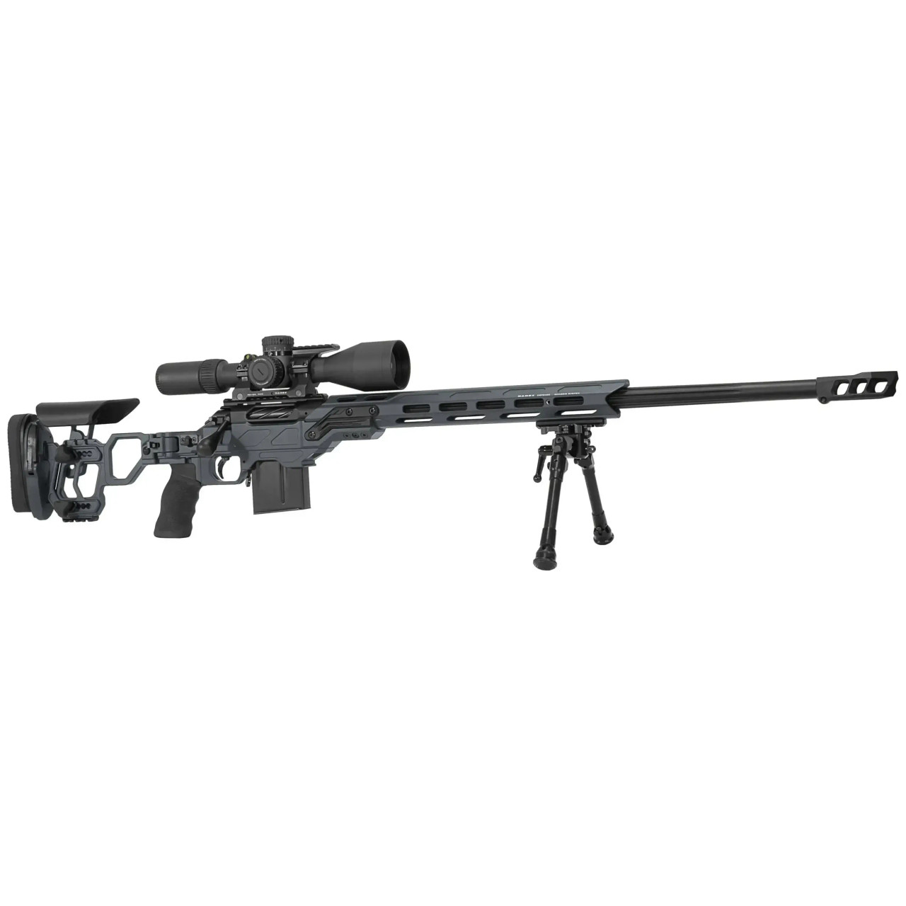Cadex Defense CDX-R7 LCP LA .300 PRC 26" 1:8 5/8"-24 TPI Bartlein Bbl MX1 20 MOA DX2 Foldable Hybrid Grey Black Rifle CDXR7-LCP-3PR-26-BS20-I2B1N-HGB