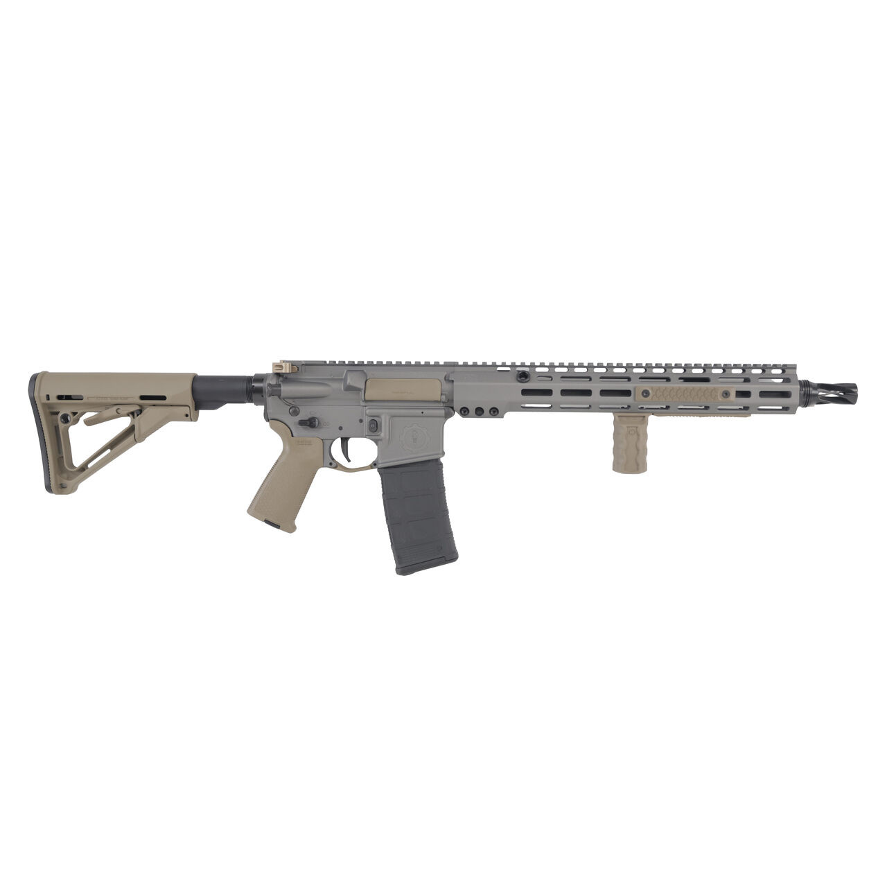 Sons of Liberty Gun Works Sage Dynamics Rifle 14 .5"Bbl 5.56 P3 CL P&W HUX mount L2S Trig LCH Magpul w/Railscales LP-SAGE-556-145-HUX-RIFLE-GRAY-CK - Sons of Liberty Gun Works