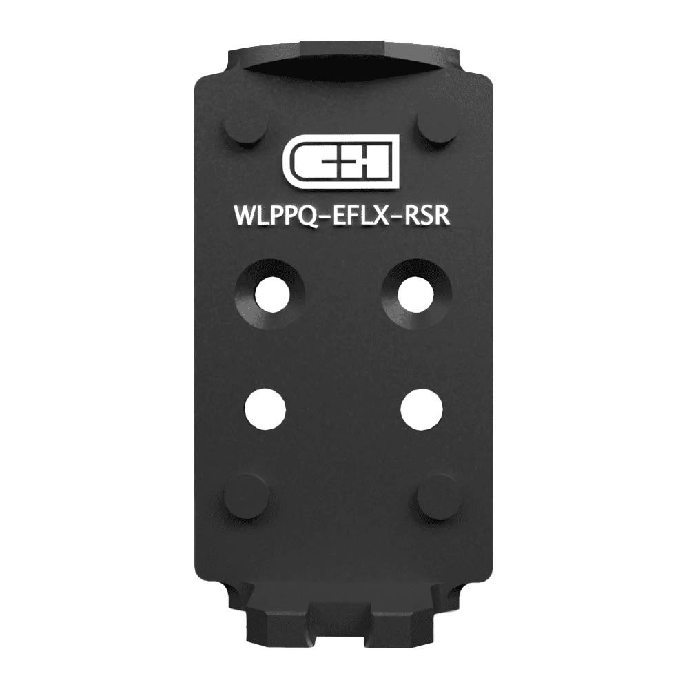 C&H Precision Walther PPQ-Q4-Q5 Plate For EOTech Eflx w/ Integrated Rear Sight WLPPQ-EFLX-RSR - C&H Precision