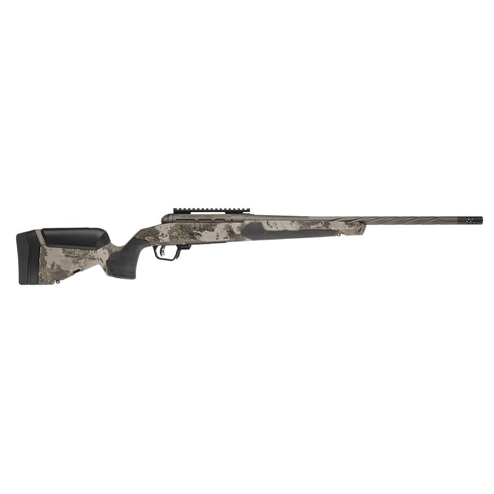 Savage Arms Model 110 CORE HUNTER PRO WOODLAND LH .338 Lapua Mag 24"Bbl 1:9 Fluted MLOK Slots Interchange Grips 1-piece Rail Bolt Action Rifle 32599 - Savage Arms
