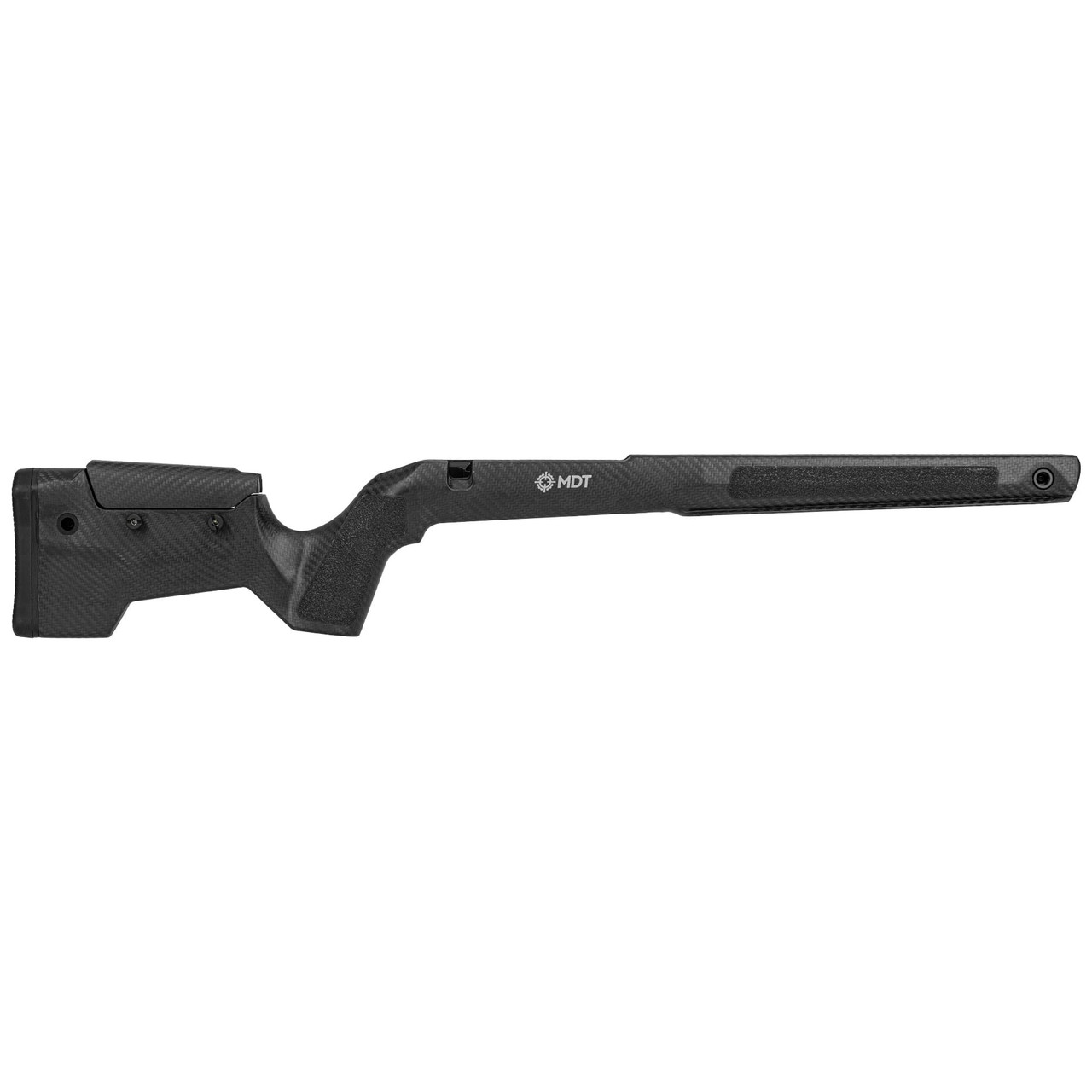 MDT CRBN Tikka T3X Long Action RH Fixed ARCA Clearcoat Carbon Fiber Chassis System 114850-CCF - MDT