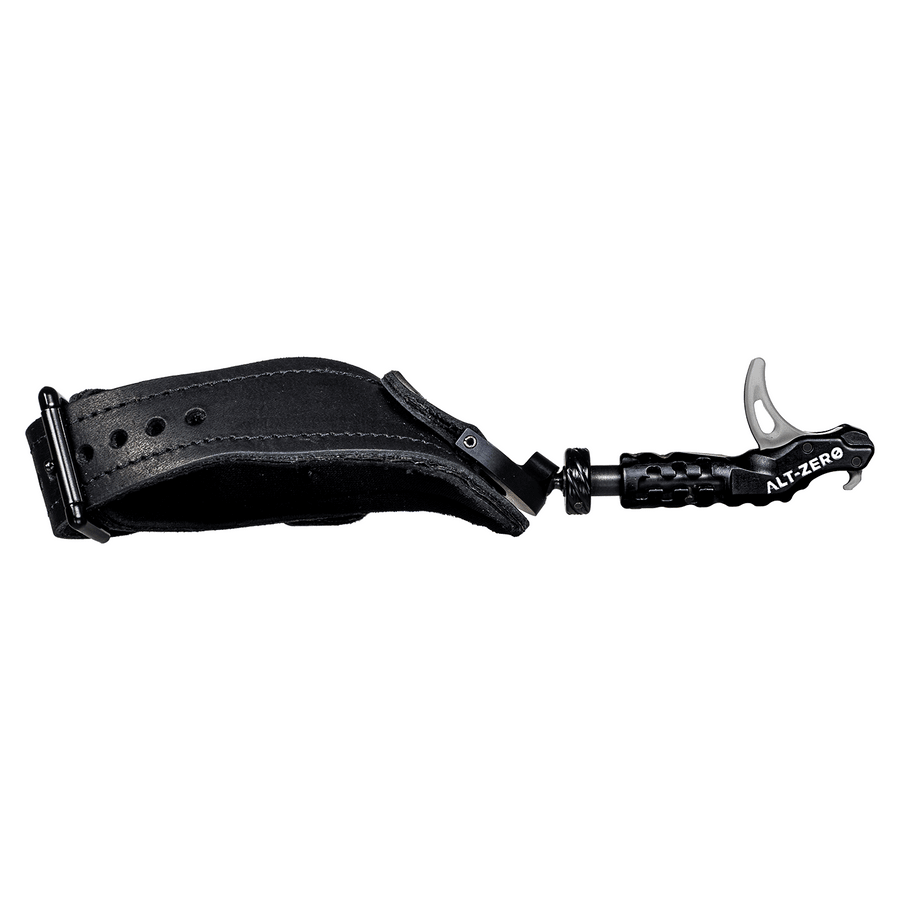 T.R.U. Ball Archery AltZero Ultra QuickShift Drawlength Adjustment Ultra Buckle Strap PVC Tab Black Large Wrist Strap Release TAZU-BK-L - T.R.U. Ball Archery
