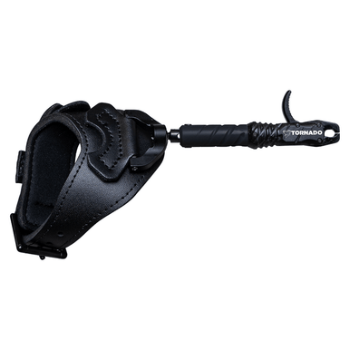 T.R.U. Ball Archery Tornado Buckle Black Large Wrist Strap Release TNDB-BK-L