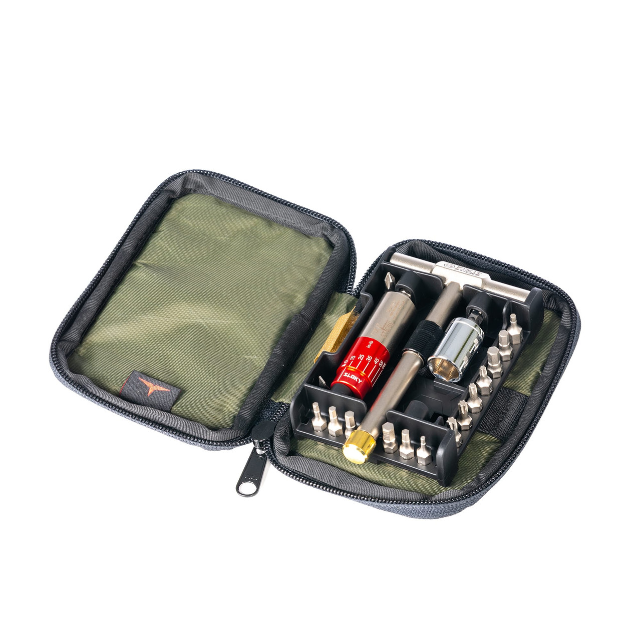 Reptilia Fix It Sticks Toolkit w/ Adjustable 15-65 in-lb Torque Driver, T-Wrench, 15-Bit Set, Brass Hammerhead 100-415 - Reptilia