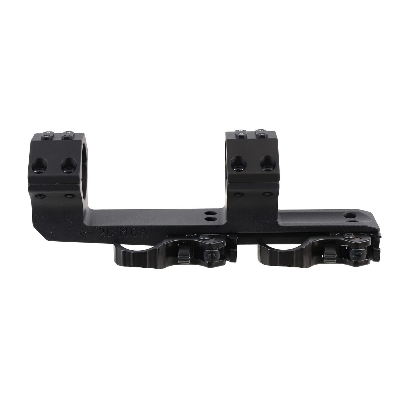 ERA-TAC Gen 2 One-Piece 30mm Diameter 20MOA 22mm High 3" Extended Offset Lever-Mounting Block Mount T4033-2022 - ERA-TAC