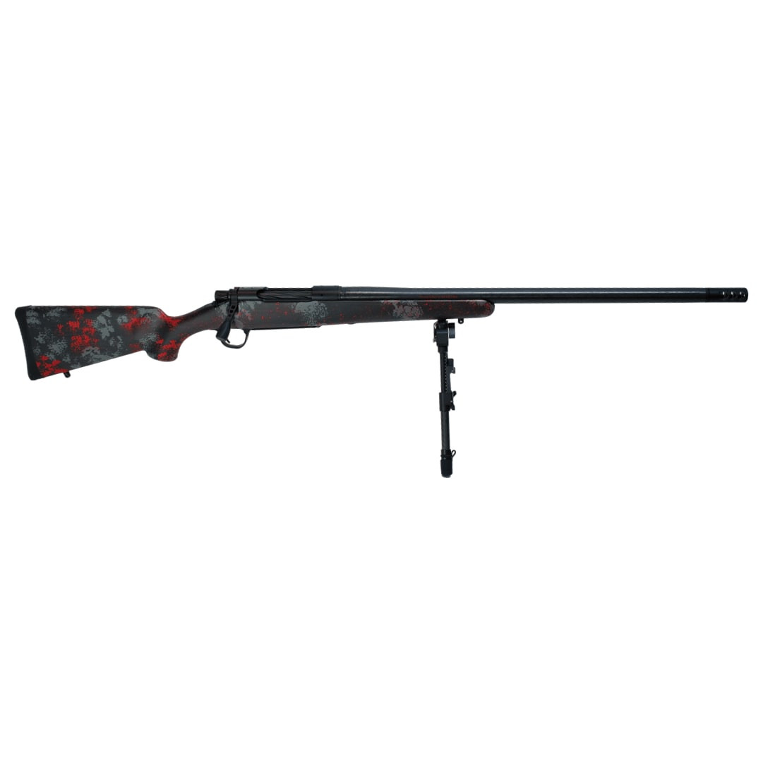 Christensen Arms Ridgeline FFT "Hunt Like A Spartan" .300 Win Mag 1:10 22" CF Bbl CBN/Accents Rifle w/Javelin CF Bipod & (2) Adapters 801-060099-00 - Christensen Arms
