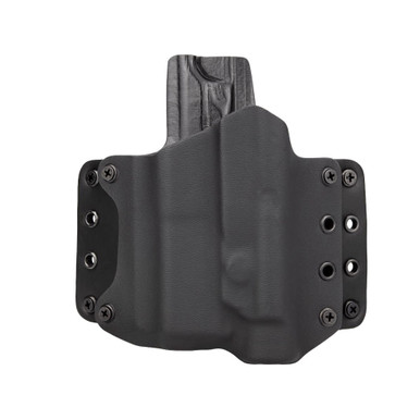 Kimber 2K11 PRO OWB Leather Wing TLR-1 HL-X BPT Kydex/Leather Holster LH Black, Optic Compatible 4200708
