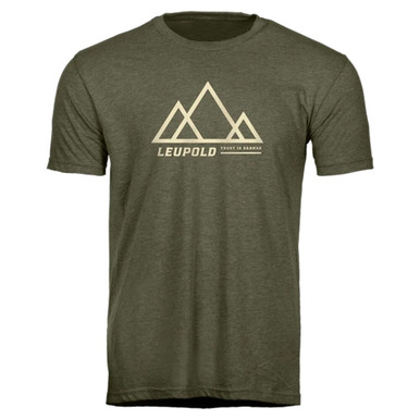 Leupold Trust Is Earned T-Shirt Military Green 18417X Top, XL - Leupold