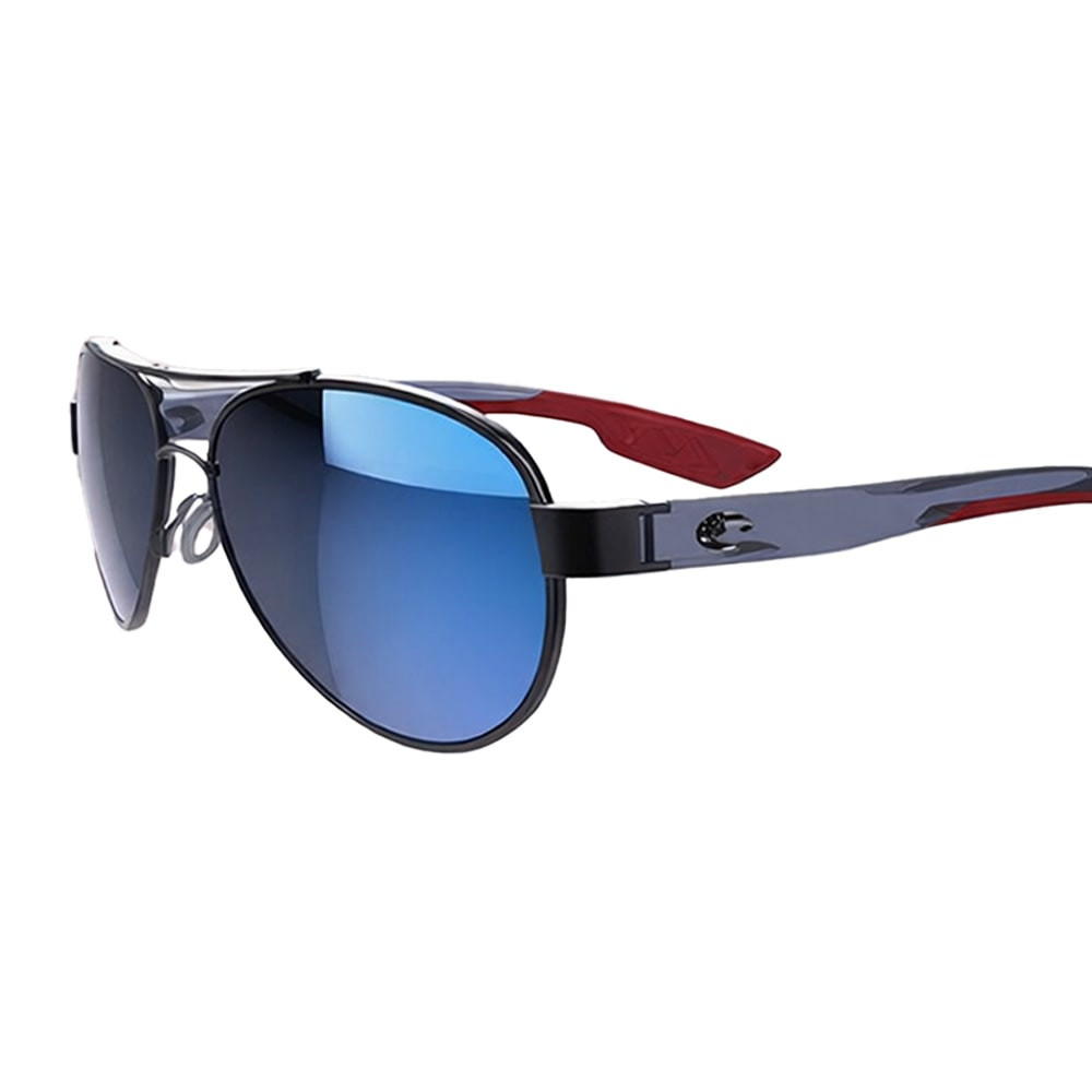 Costa Del Mar Loreto Brushed 250th Women's Blue Metal Frame Blue Mirror 580G Lens Sunglasses 06S4006-40063756 - Costa Del Mar
