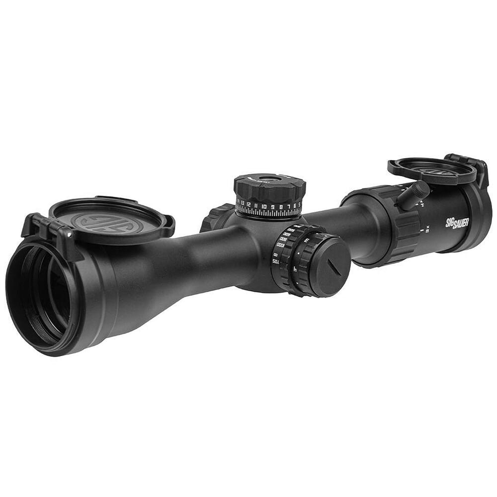 Sig Sauer WHISKEY4 3-12x44mm SFP Hellfire Illum BDC Riflescope w/Side Focus SOW43002 - Light Wear 10122 - Sig Sauer