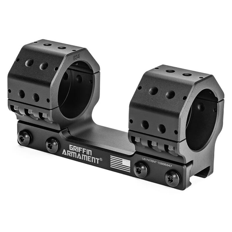 Griffin Armament 34mm Standard GPM 1.18" Height 0MOA Scope Mount GSM1.18H34MM - Light Wear 10152 - Griffin Armament