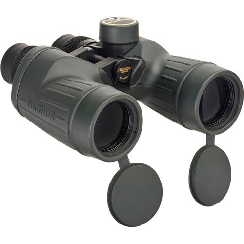 Fujinon Polaris 7x50 FMTRC-SX Water Resistant Binoculars w/ Built-In Compass Lens Multicoating Field Flattener Lenses Rubber Coating 16330615, - Fujinon