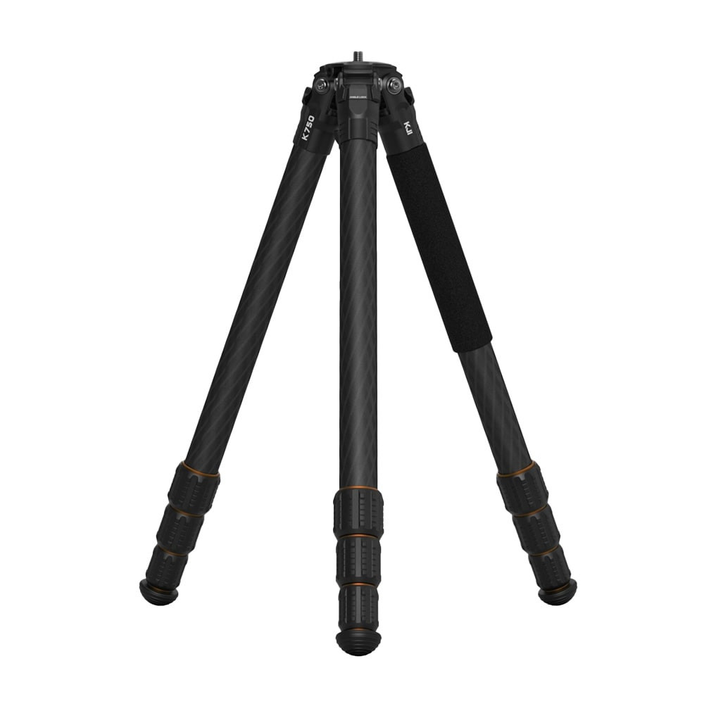 KJI Tripods KJI Tripods K750 Anodized Black Carbon Fiber Twist Lock Tripod KJ85008 - $349.97 at EuroOptic