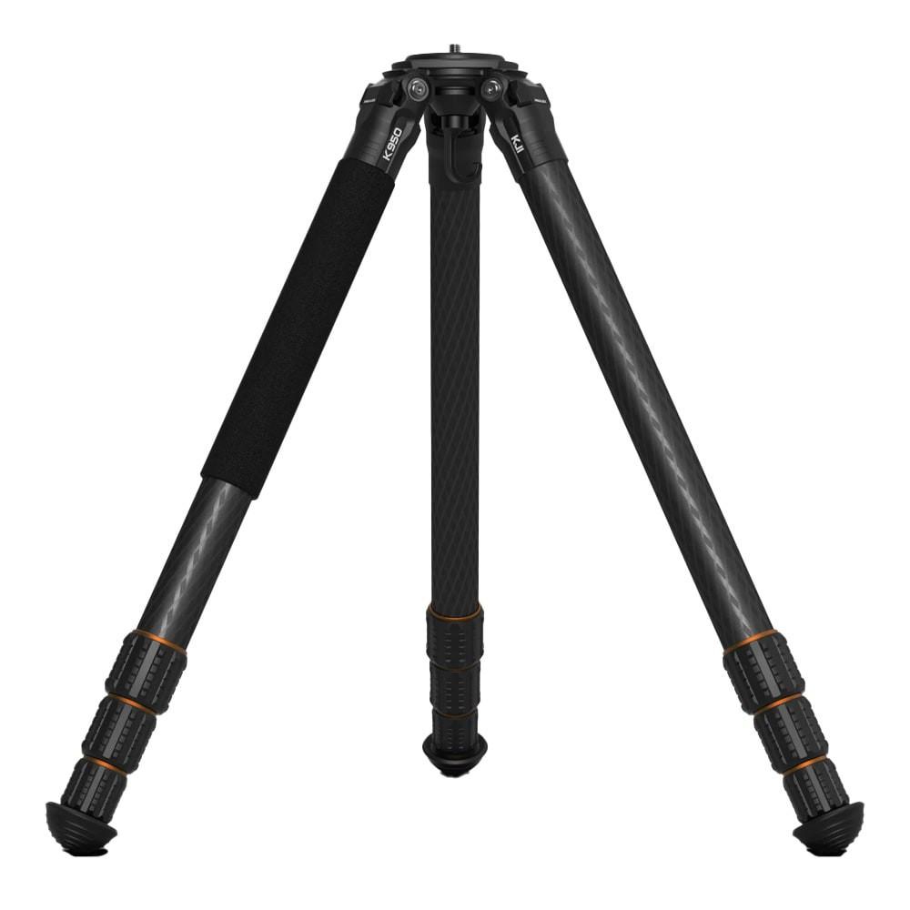 KJI Tripods KJI Tripods K950 Anodized Black Carbon Fiber Twist Lock Tripod KJ85010 - $649.97 at EuroOptic