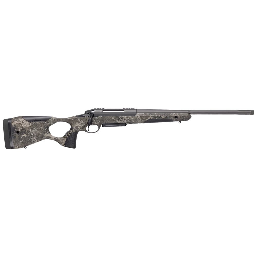 Sako S20 Hunter Camo 6.5 Creedmoor 24" 1:8 5/8x24 D18 Bbl RH SS 5rd Cap FL BUSA Cerakote Tungsten/True Timber Strata Synthetic Rifle SKS6336A78A9S0B - Sako