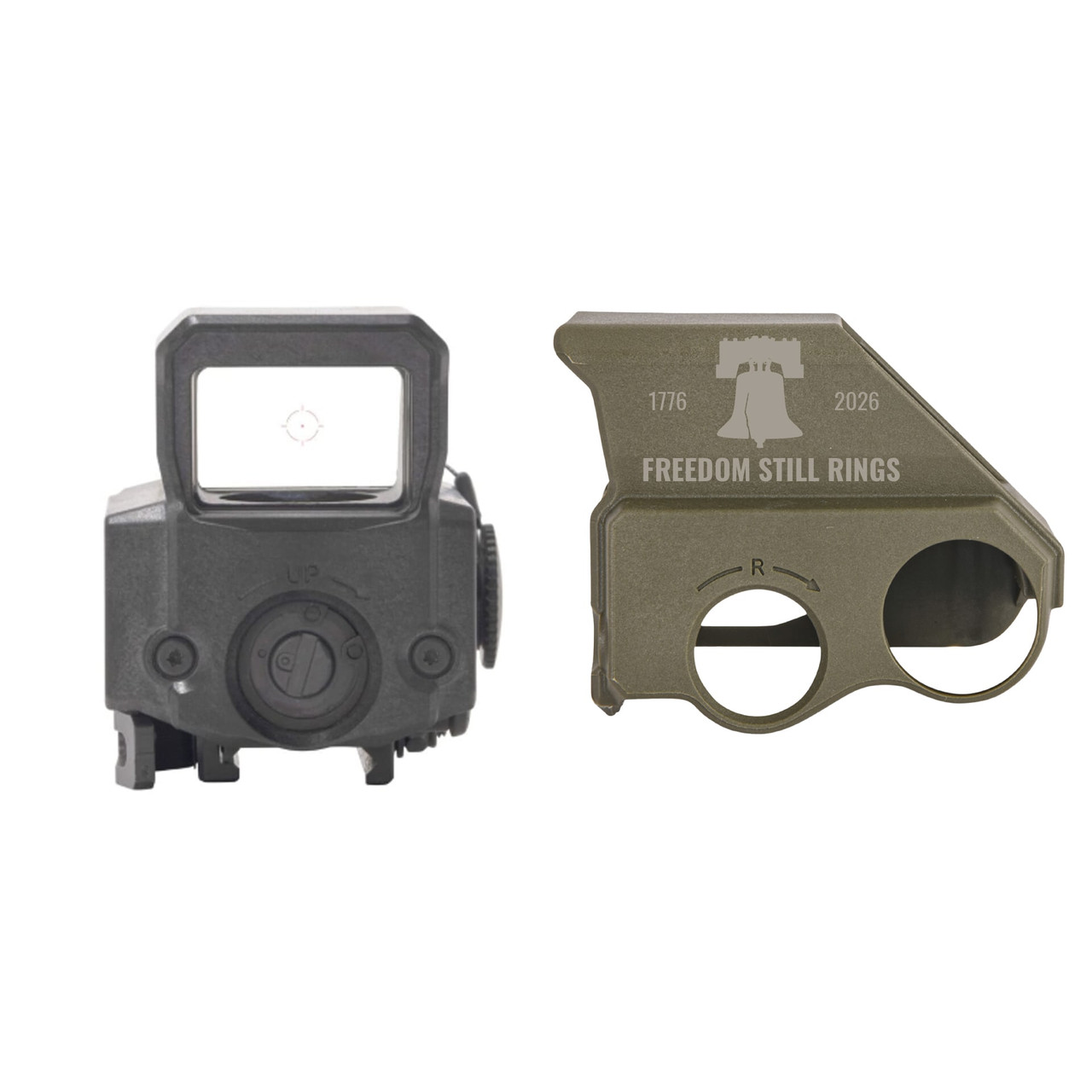 Meprolight USA Special Edition Black Tru-Vision (SR) & Tru Vision Armor "Freedom Still Rings" Olive Drab Green Limited Edition Hood (GWP) 65025651 - Meprolight USA
