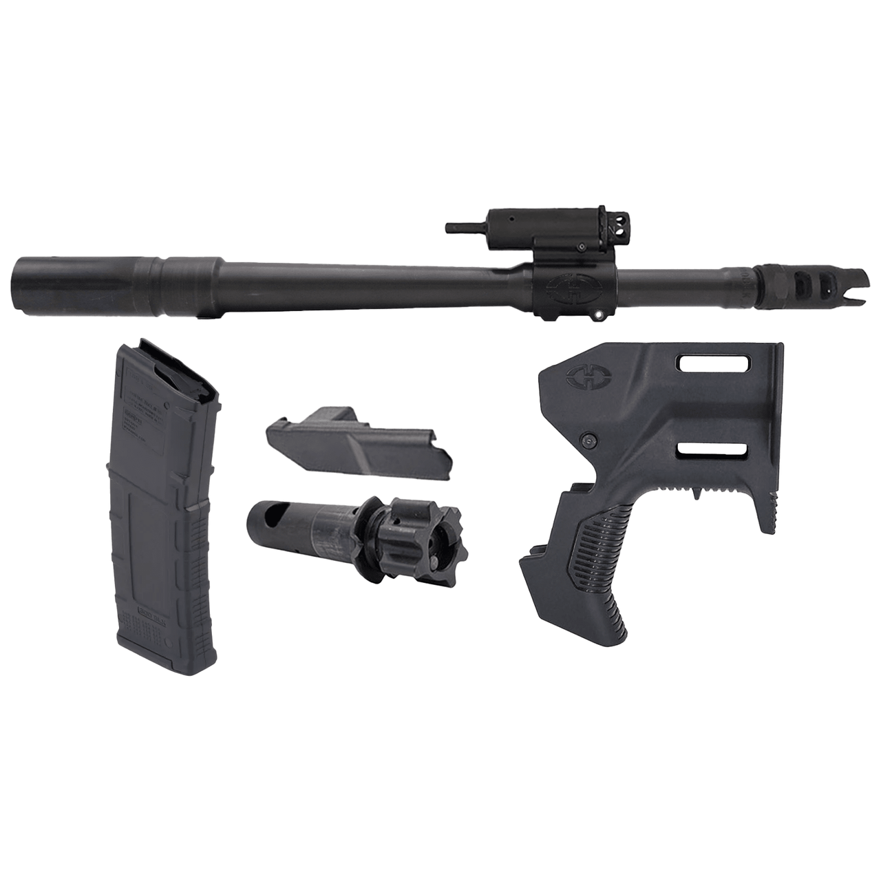 Desert Tech WLVRN Micron 300 Blk Conversion Kit w/ 11.5" Bbl, Bolt, Mag-Catch, 30rd Magazine, Black Handguard WLV-CK-D1130-B - Desert Tech