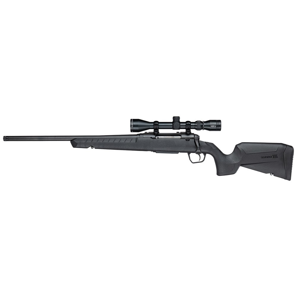 Savage Arms G4 Axis XP Compact LH .350 LEG 1:16" 5/8x24 18" Heavy Sporter Bbl Carbon Steel/Synth Matte BLK Rifle w/3-9x40 Scope 33109 in Matte Black - Savage Arms