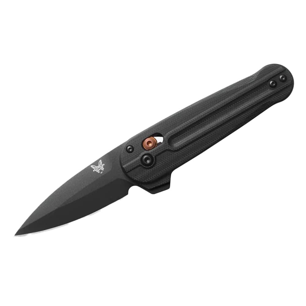 Benchmade Lowden 2.79" Spear-Point M390 Stainless Steel (58-61HRC) Blade Black AXIS Assist G10 Handle Knife 491-02