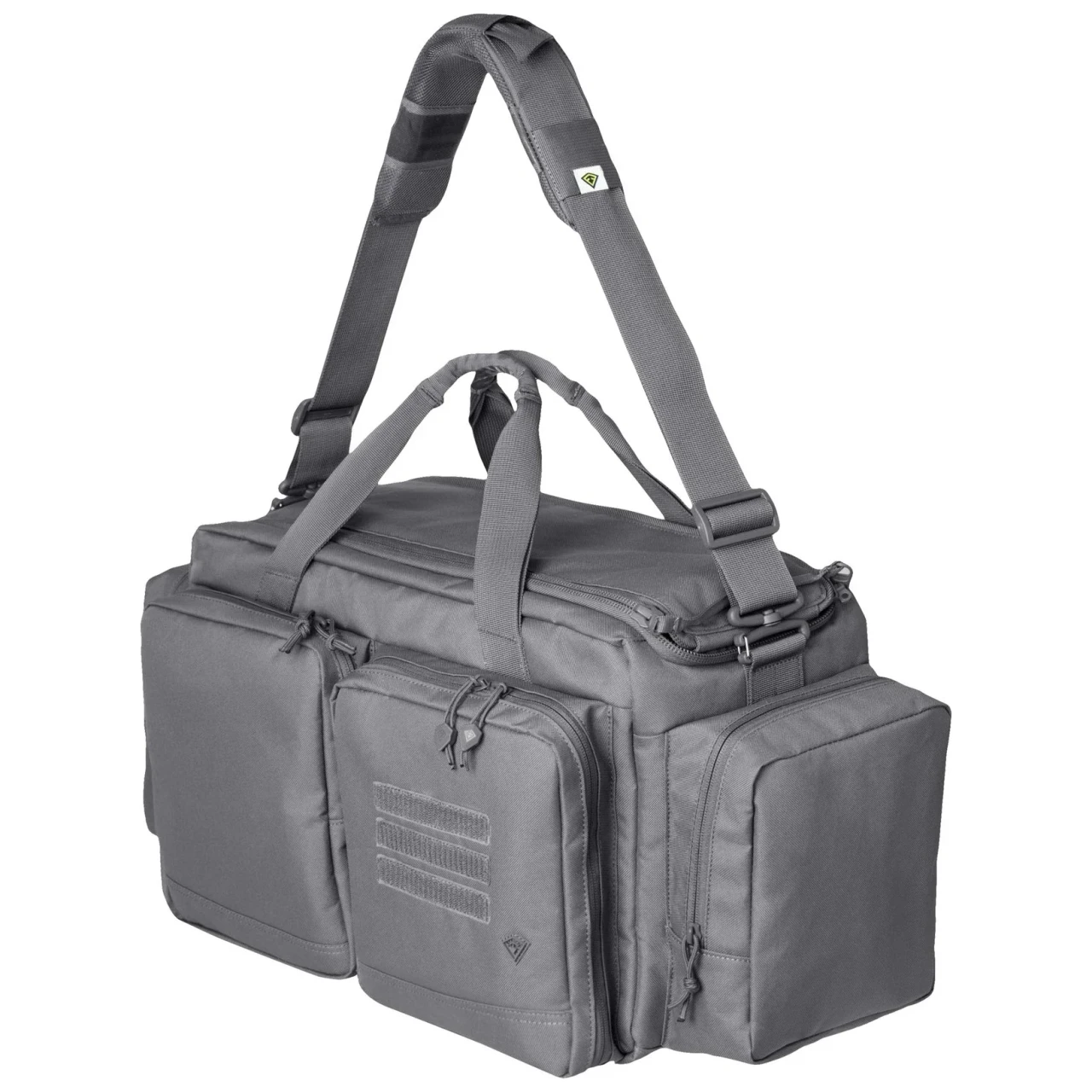 First Tactical Recoil Range Bag 40L Wolf Grey w/ Pull-Out Carrier & YKK Zippers 180000-036-1SZ - First Tactical