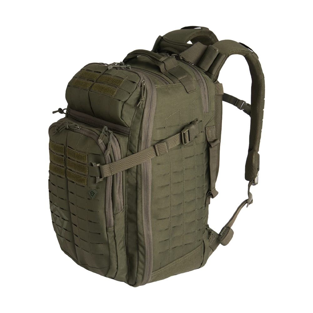 First Tactical Tactix 1Day 38L OD Green Backpack Plus w/ YKK Zippers & Lynx Laser-Cut Platform MOLLE/PALS Compatible 180021-830-1SZ - First Tactical