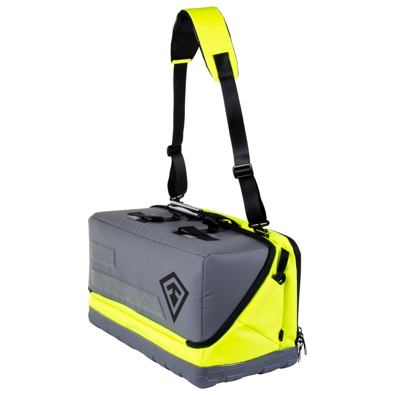 First Tactical Jump Bag Large 46.6L Hi-Vis Yellow w/ Rubber-Molded Bottom & Easy-Clean Exterior 180029-204-1SZ - First Tactical