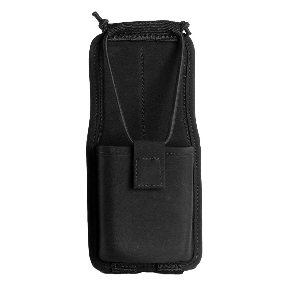 First Tactical Pro Duty Universal Radio Case Black w/ Dual MOLLE Straps & Bungee Closure 180096-019-1SZ