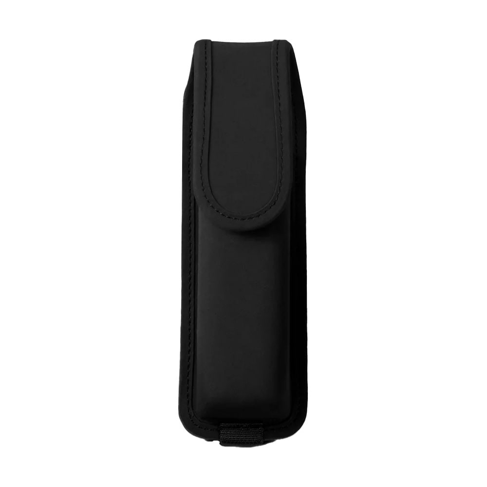 First Tactical Pro Duty Flashlight Case Medium 7x2.25x1.25" Black w/ MOLLE Strap & Snap Closure 180097-019-1SZ - First Tactical