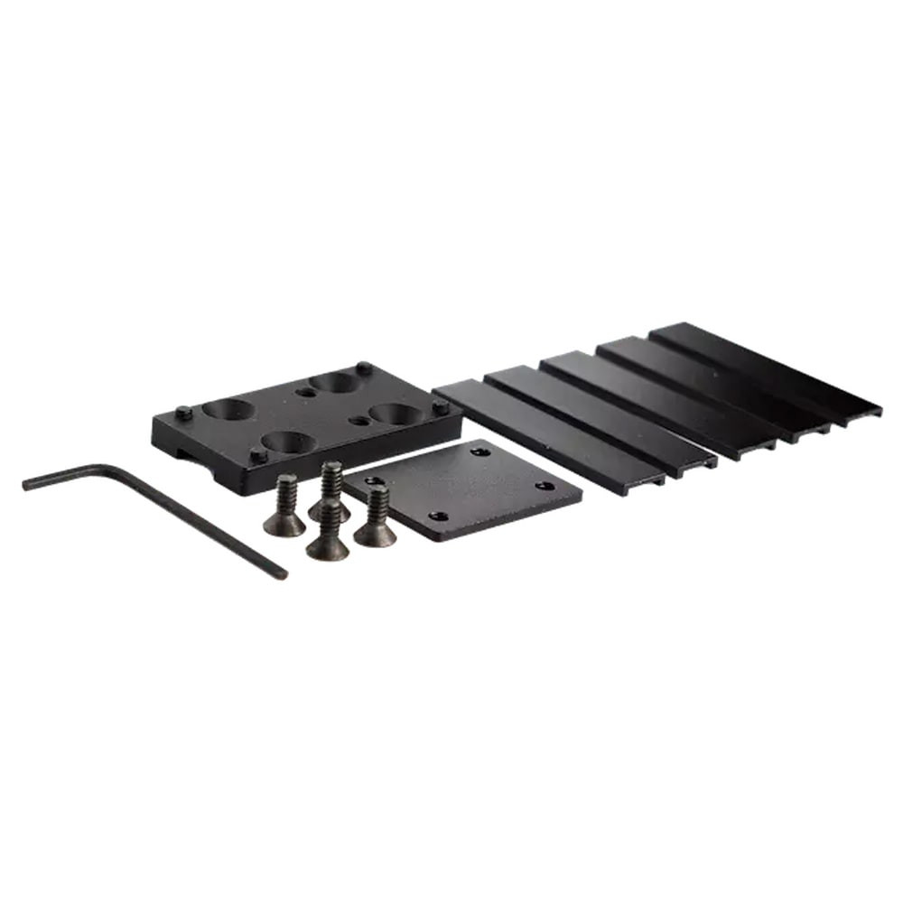 Burris Speedbead Universal Vent Rib Mount for Fast Fire Red Dots w/ Rib-Width Adapters, Black Anodized Aluminum 410688