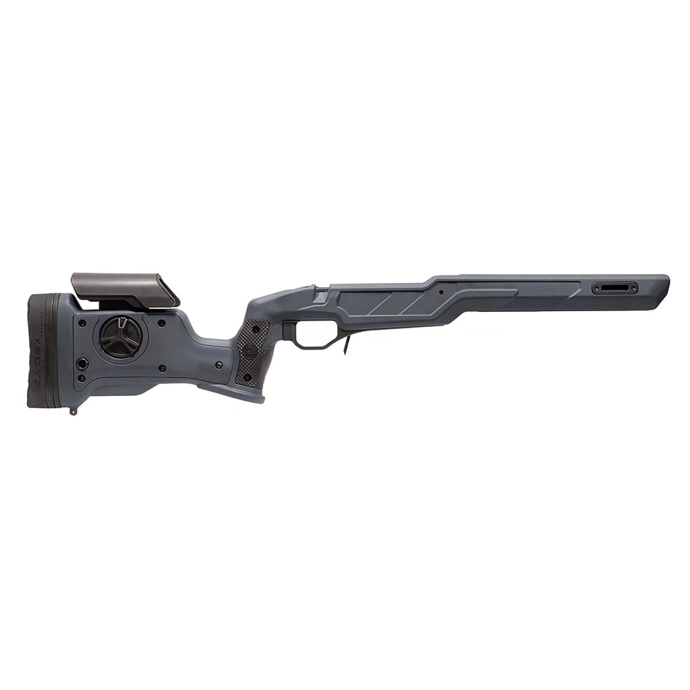 Cadex Defense Strike Nuke Evo for Tikka T1X SA RH Field Comp Skele Fixed for Tikka T3/T3X Tikka T1X Mag GRY Chassis STKNUK-T1X-RH-SA-INAA-GRY in Gray - Cadex Defense