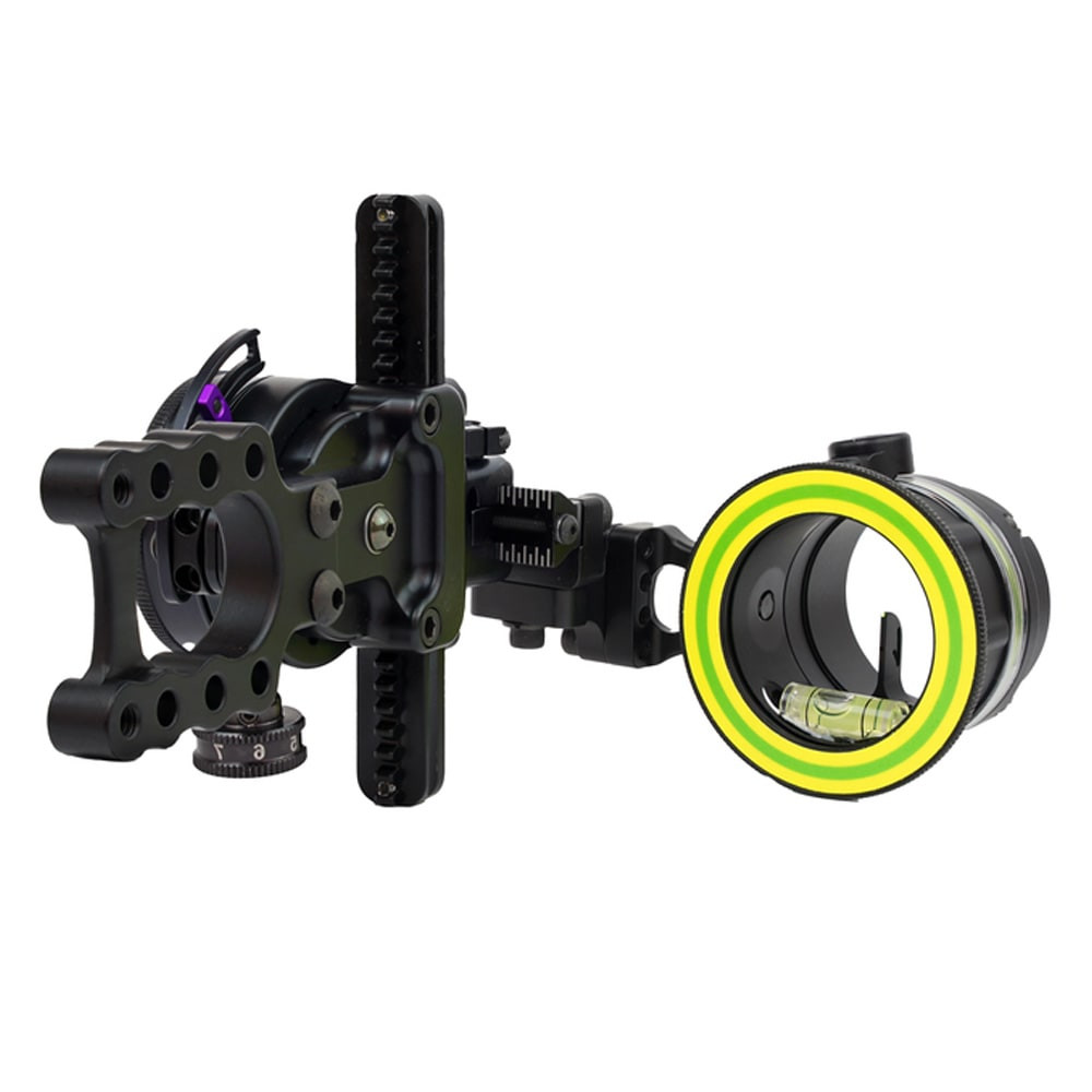 Spot Hogg Hogg Father Pro HM 1 Pin LH .010 FO ROTI Bow Sight HFPHM1LH10ROTI in High-Visibility Green Fiber Optic - Spot Hogg