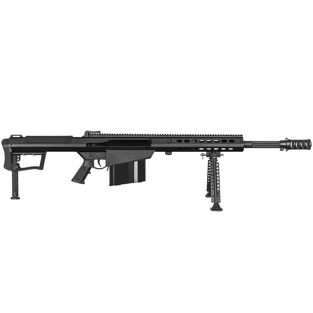 Barrett M107A1 .50 BMG Semi-Auto Black Cerakote Rifle w/Hydraulic Buffer System & Black 20" Fluted Bbl 18062 - Store Display - Minor Scratches - USED/MISC