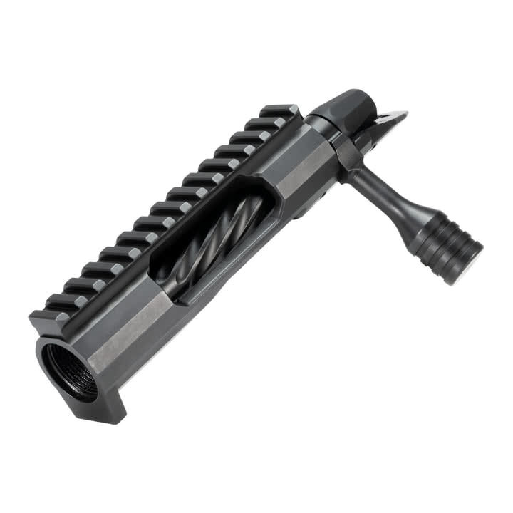 MDT Lone Peak Fuzion Short LH .308 Bolt Face 75 Degree Throw AW Nitride Finish Full Rail Tactical Knob Action 117060-SBN - MDT