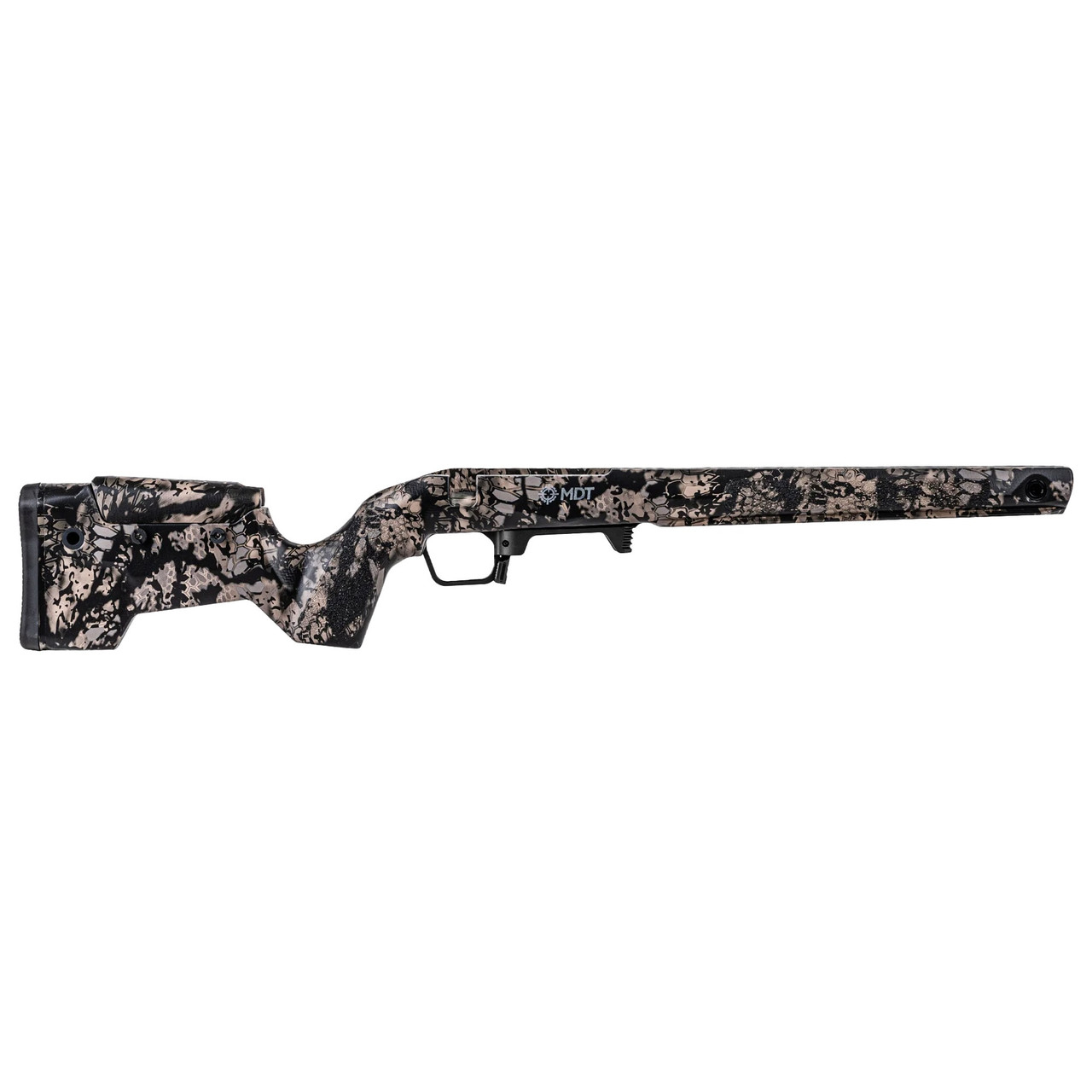 MDT CRBN Precision Kit Rem 700 Short Action RH Fixed ARCA Kryptek Obskura Nox Chassis System 114482-KOR - MDT