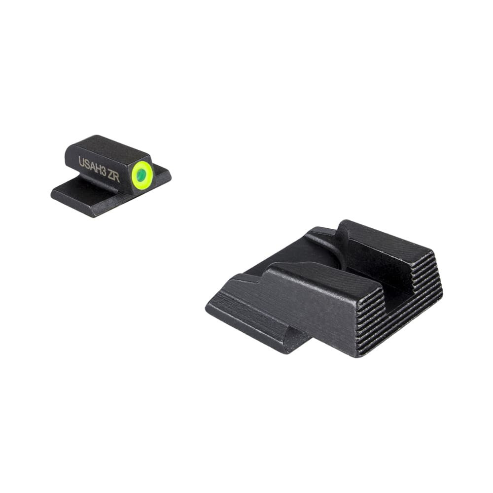 Ameriglo Protector Sight Set w/ Black Serrated Rear & Green Tritium Dot with LumiGreen Outline Front for S&W Bodyguard 2.0 SWBG-705 - Ameriglo