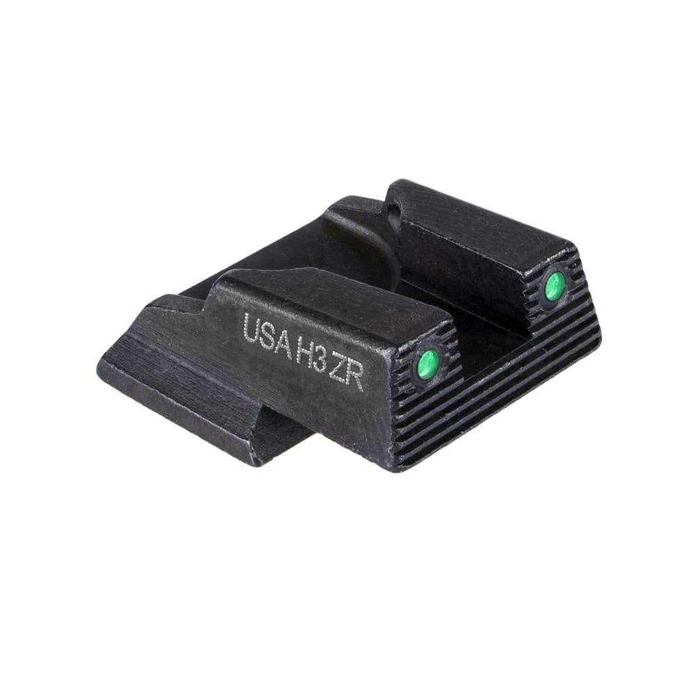 Ameriglo Green Tritium 2-Dot Rear Sight .260" Height Square-Notch for S&W Bodyguard 2.0 SWBG-875R - Ameriglo