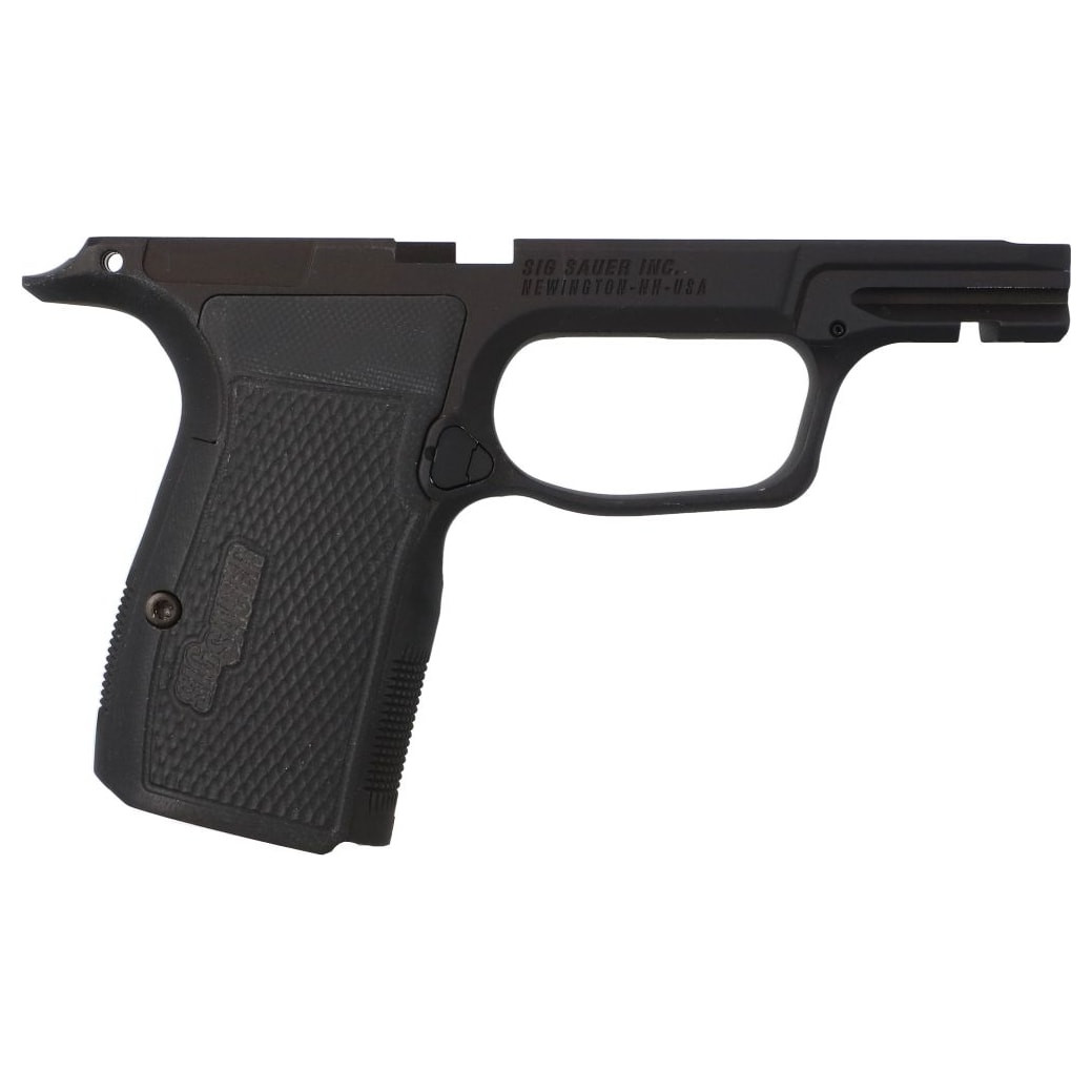 Sig Sauer P365 AXG X Black Anodize Aluminum G10 Grip Panels Grip Module Assembly 8901937 in Black (Anodized) - Sig Sauer