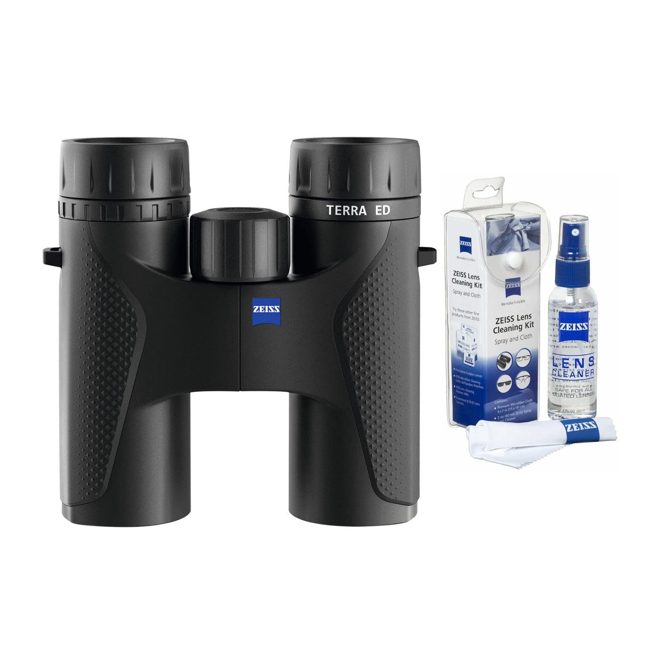 Zeiss Sport Optics Zeiss Terra ED 10x32 Black Bino & 2oz Lens Care Kit - Zeiss Sport Optics
